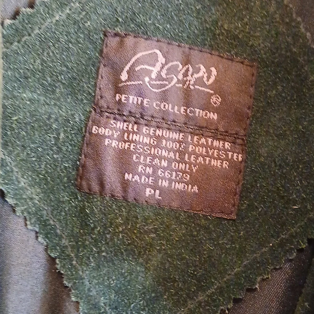 Agapo. Forest Green Suede Leather Vest. Agapo petite‎ Collection